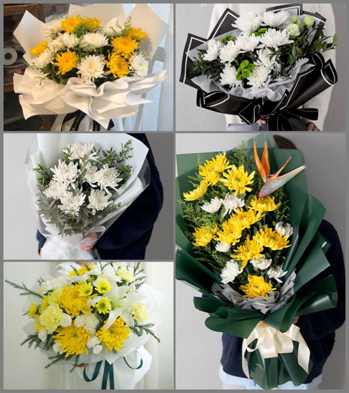 广东广州市花都区花山镇铁山村白事花束代送